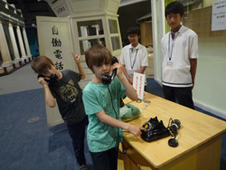 ロンドンから来た双子のお友達の画像