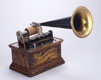 円筒式蓄音機