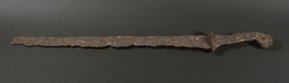 蕨手刀 ( わらびてとう ) （出土資料）鳥越神社所蔵