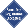 Same-Day Registration Accepted